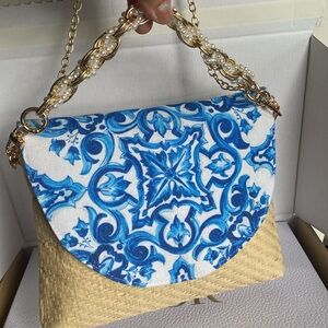 Dulce&Gabbana Straw Pouch